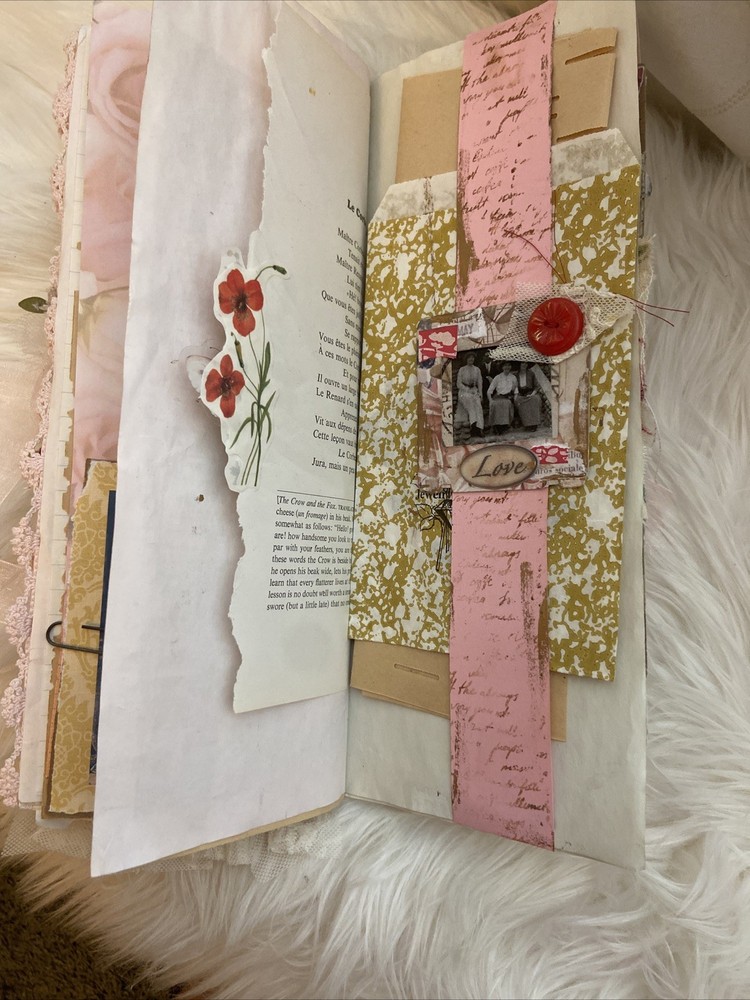 Long Thin Junk Journal Handmade