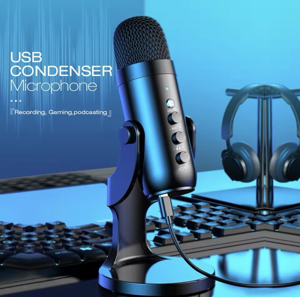 USB Microphone for PC Mac Gaming Recording Stream Podcast, Computer Condenser Mi