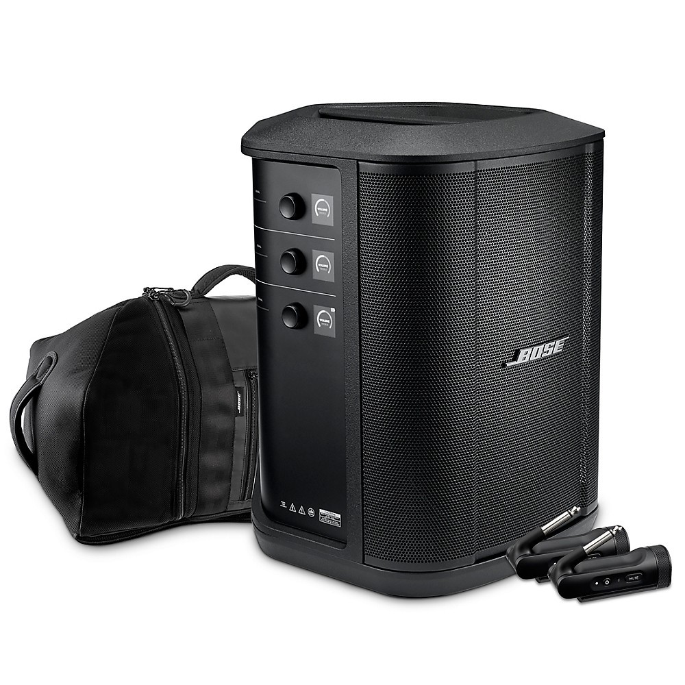 Bose S1 Pro+ Wireless PA System With Instrument Transmitters and Backpack