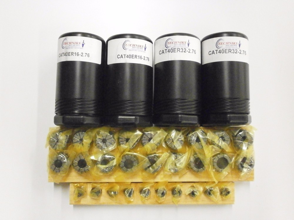 SIMIS by Techniks CAT40 ER32 & ER16 Precision Collet Chuck Package Collet Sets