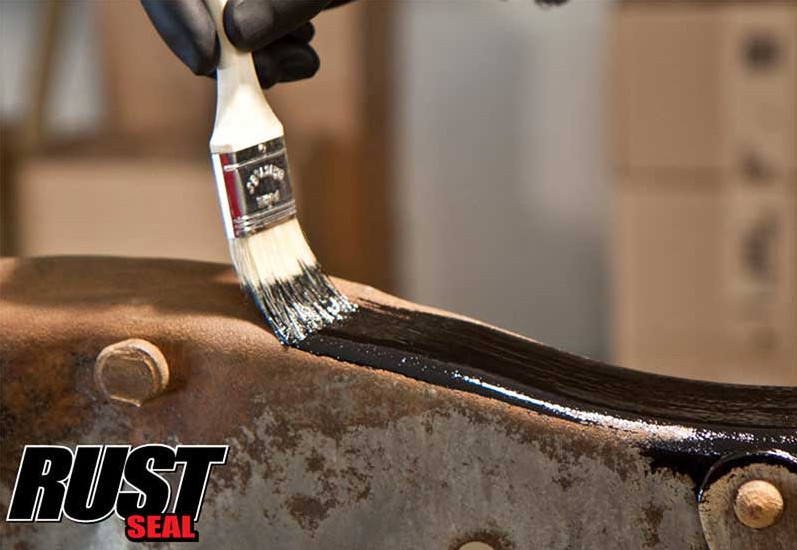 KBS RustSeal Rust Preventative Corrosion Barrier Coating Gloss Black 1 Quart