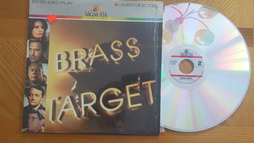 brass Target laser video disc movie