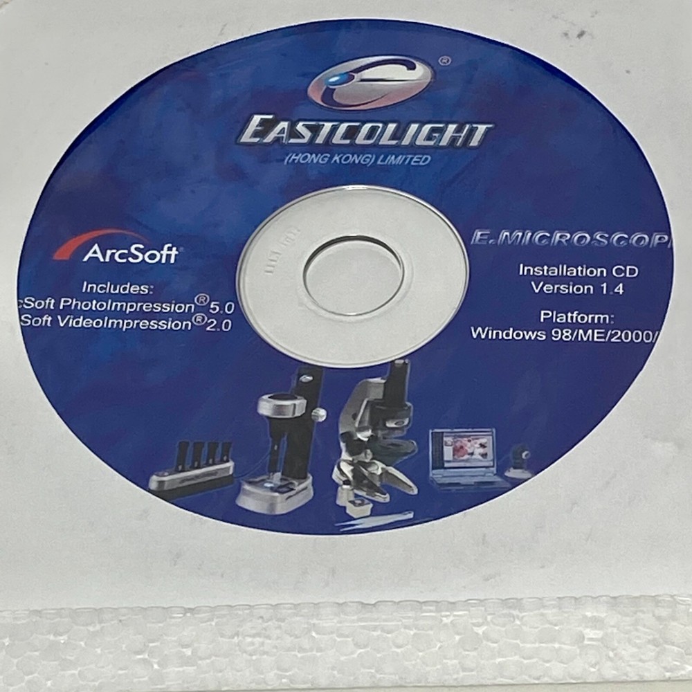 Microscope Eastcolight 2003 MicroXplore PC300 Images Display on PC Original Box