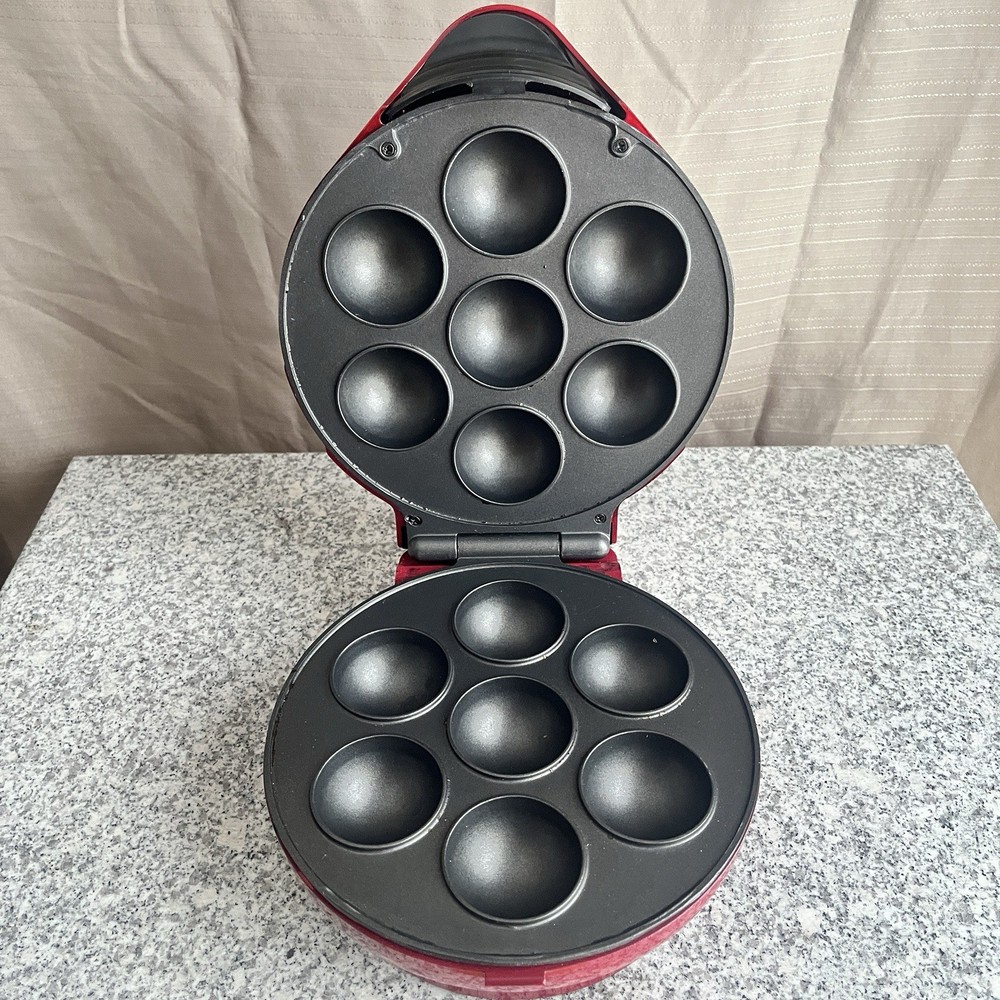 Marvel Groot Waffle Maker & Nostalgia Red Donut Hole Cake Pop Baker Bundle Set