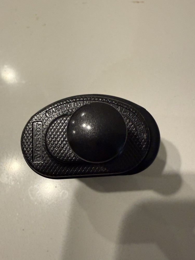 Black Combination Trigger Lock