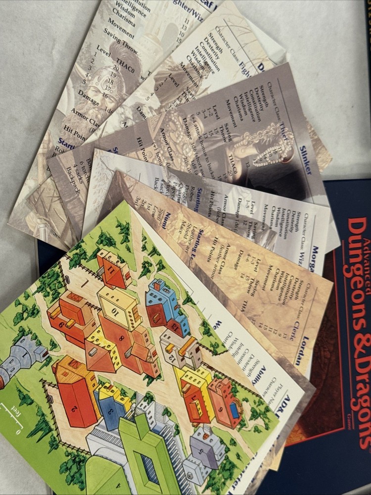 Introduction to Advanced Dungeons & Dragons TSR 1134 Incomplete