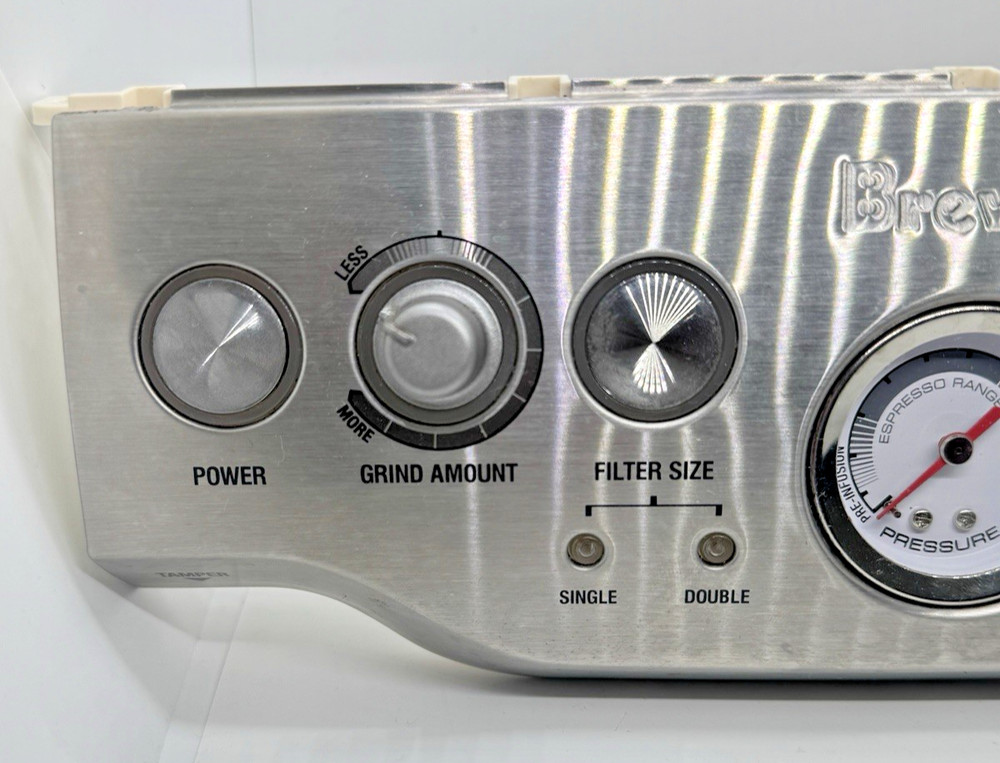 Breville Silver Barista Express BES870BS Full Front Control Panel - USED