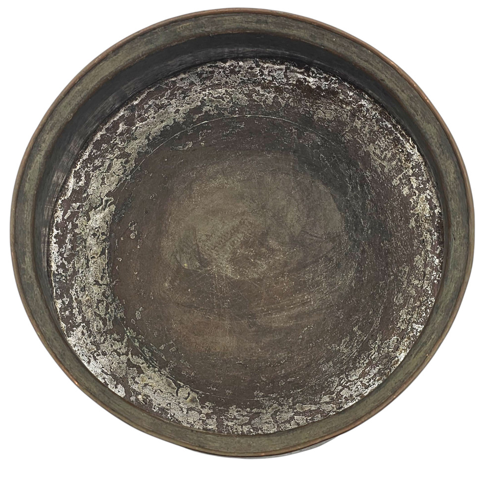 Antique Middle Eastern Hand Hammered Tinned Copper Dig Cooking Pot 14.5”