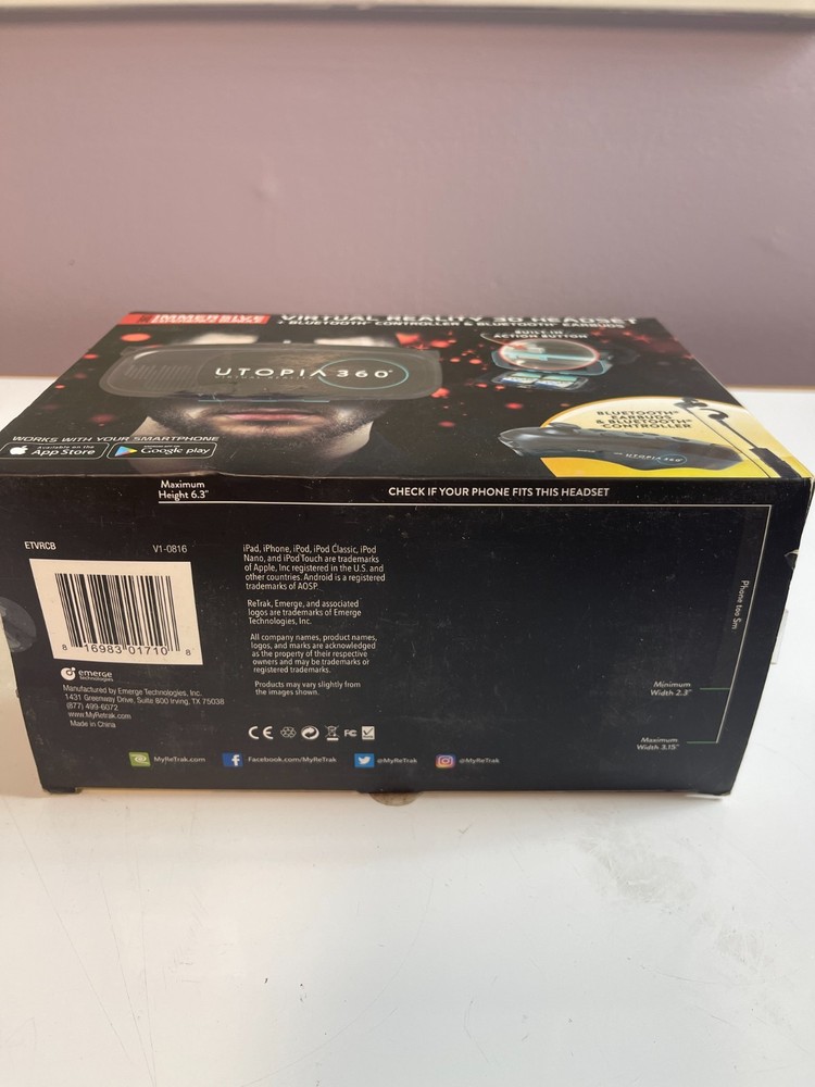 Genuine Utopia 360 Virtual Reality VR Headset