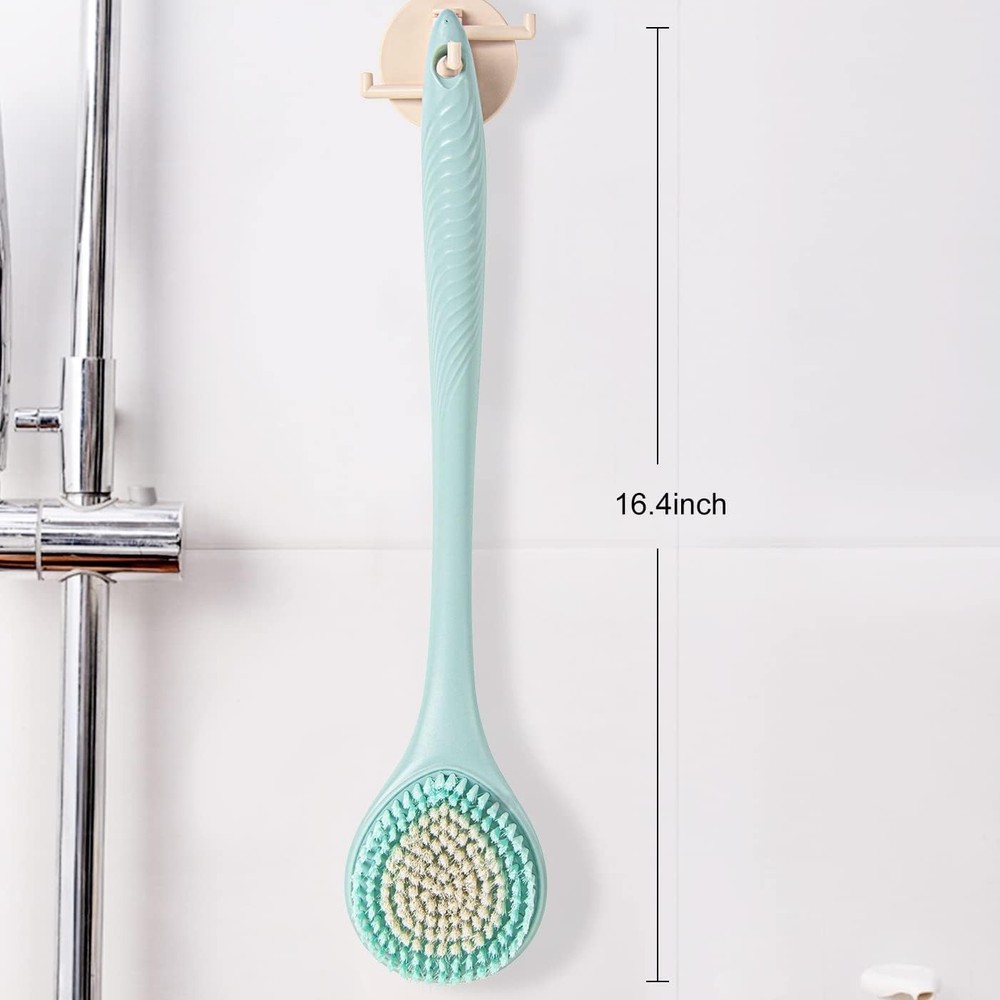 Relaxing Exfoliating Back Scrubber with Long Handle - Improve Blood Circulation