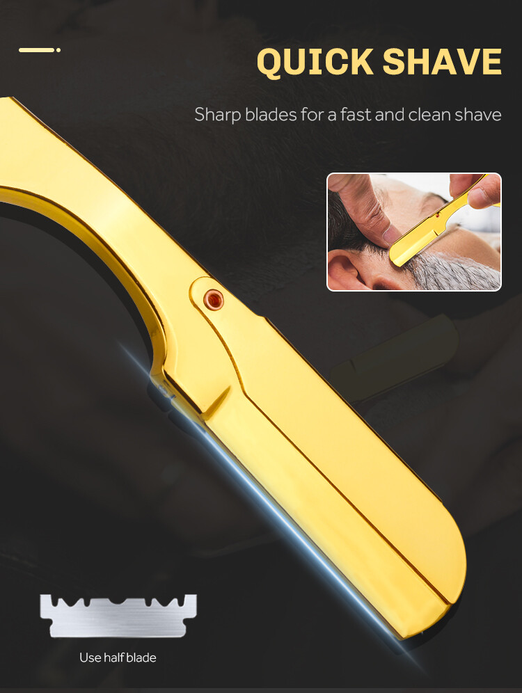 Back Katana Straight Barber Razor
