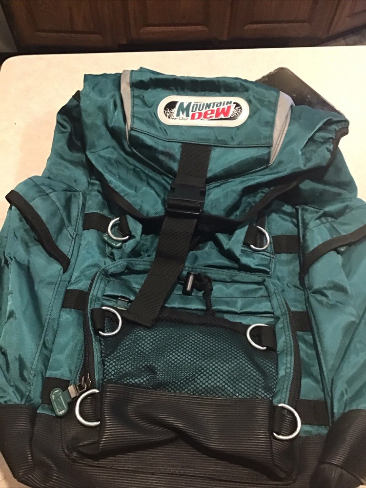 Mountain Dew Green Large Backpack ( Pre Owned)