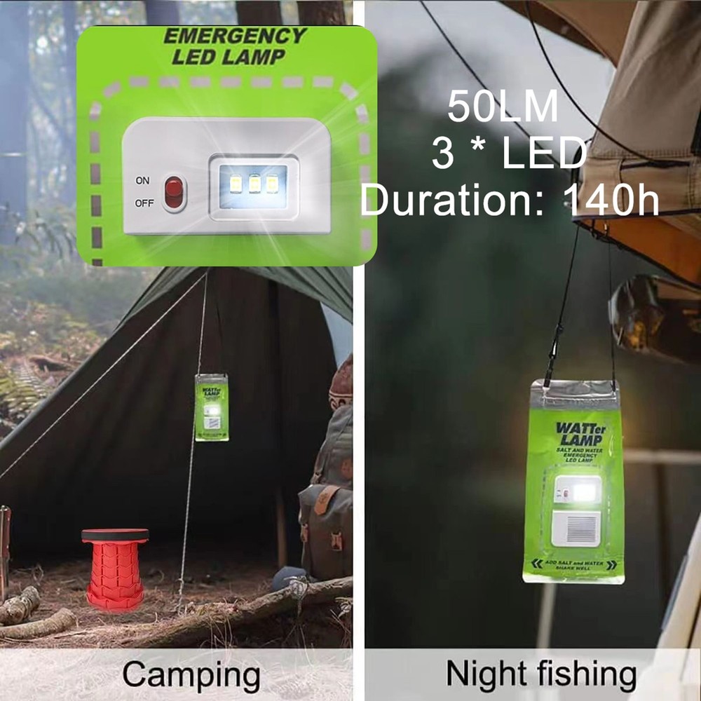 Pollution Salt Water Lamp Convenient and Eco Friendly Lighting Solution