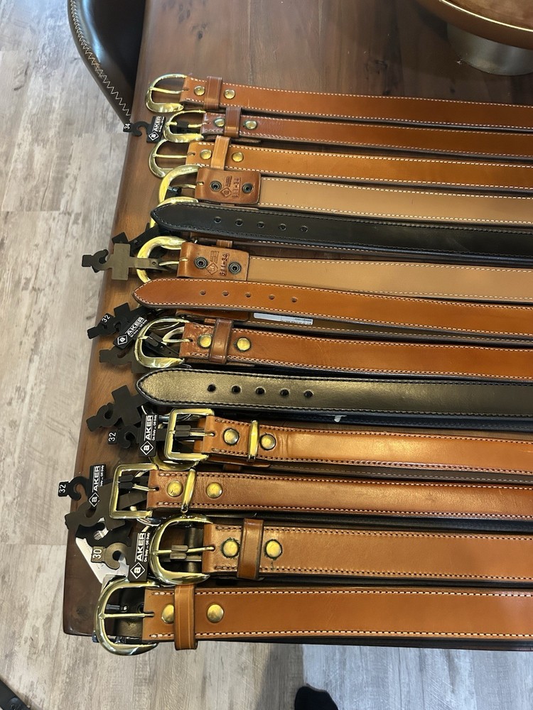 Aker B11 Leather Gun Belt