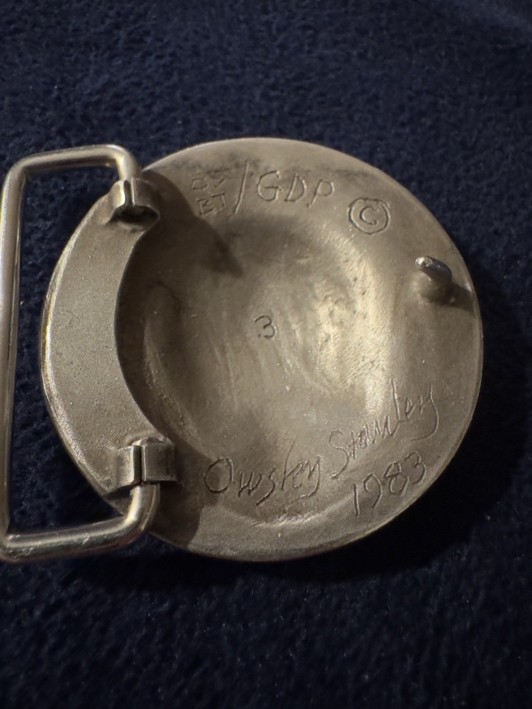 Owsley Stanley Silver belt buckle