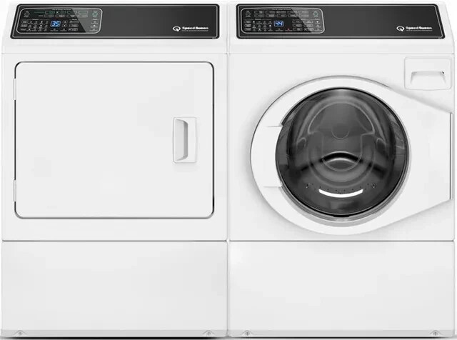 FF7012WN + DF7004WG, SPEEDQUEEN FRONT LOAD GAS LAUNDRY PAIR RH WASHER