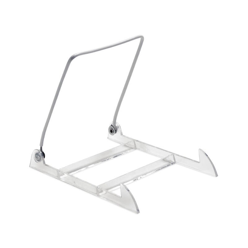 (1 ) Acrylic Adjustable DISPLAY STAND MEDIUM BLACK Plate Bowl Tile Book