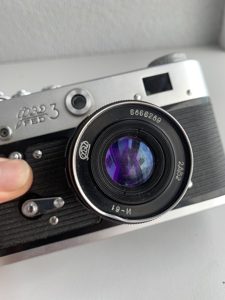 Fed-3 Lens- I-61- 2.8/52 USSR