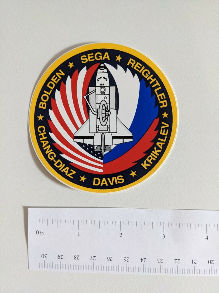 SPACE FLIGHT NASA STICKER DECAL STS-60 SPACE SHUTTLE DISCOVERY