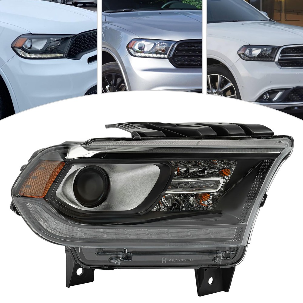 HID Headlight Right Side for Durango 2016-2020 Projector Passenger Side