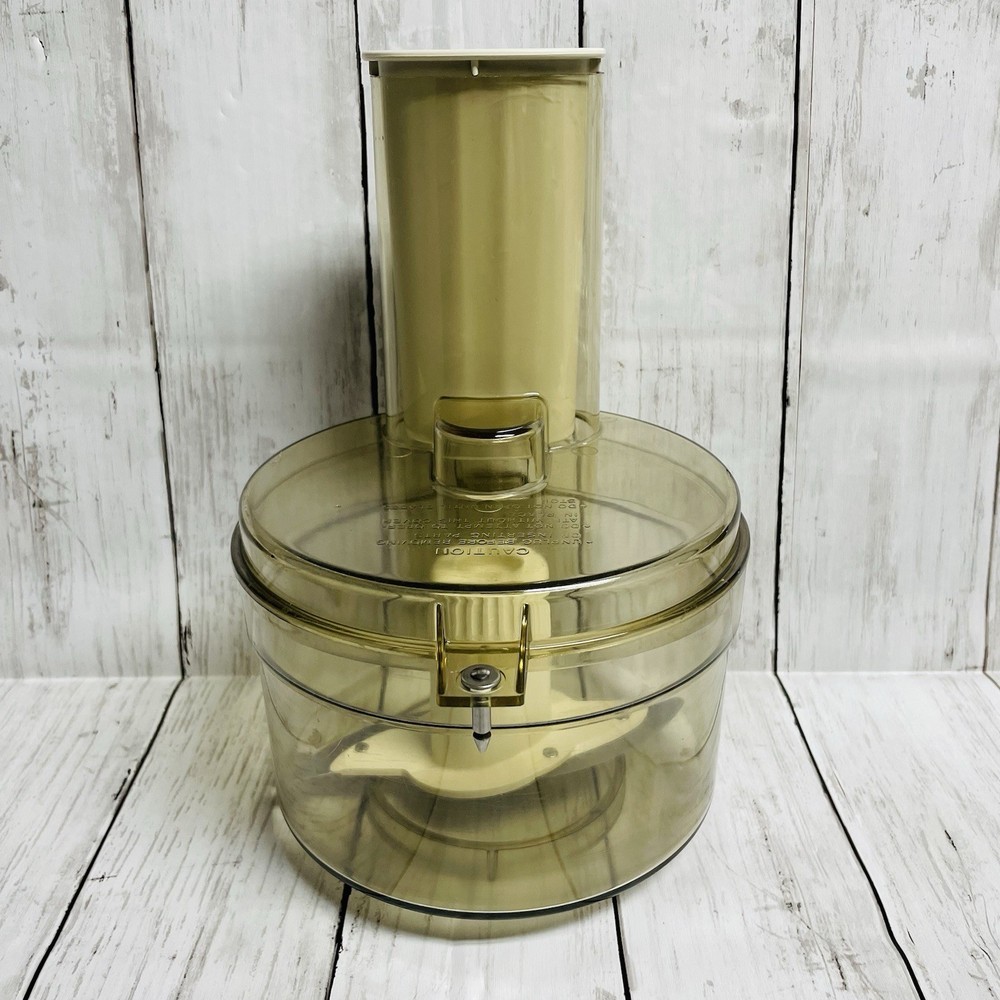General Electric D2-FP1 Food Processor Bowl, Lid, Blade & Pusher