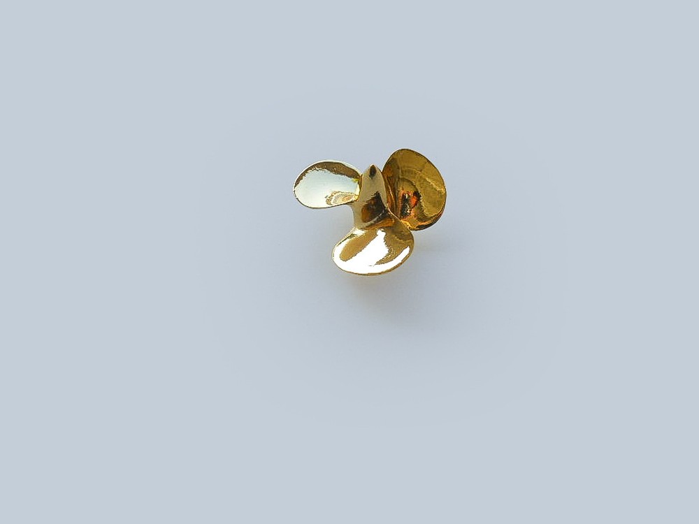 Metal Display Boat Propeller Props 32mm Diameter - 1 pair