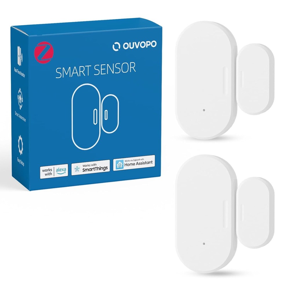 Zigbee Contact Sensor, Mini Smart Door Sensor, Home Automation, Hub Required