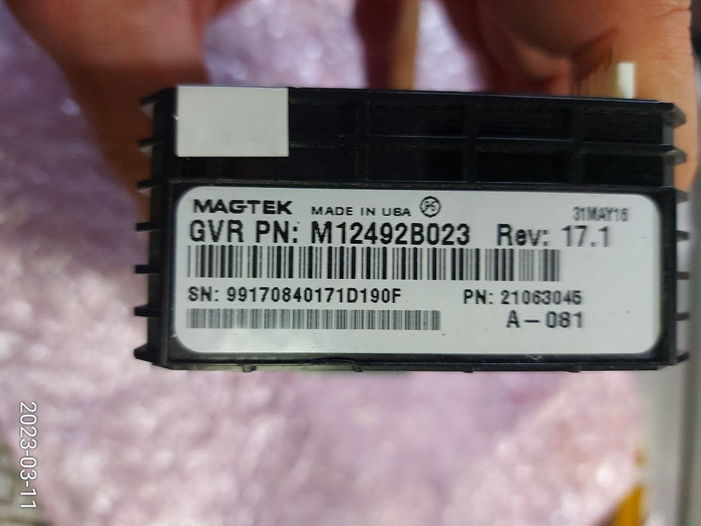 Gilbarco E500 E700 Hybrid Card Reader M12492B023
