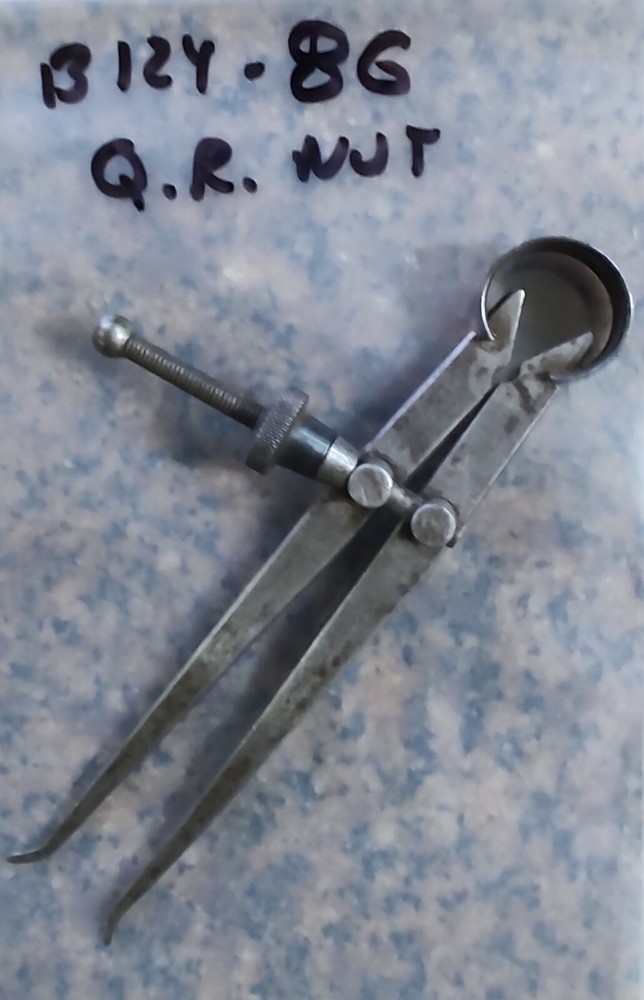 🗽 VINTAGE 4" ID CALIPER WITH QUICK NUT