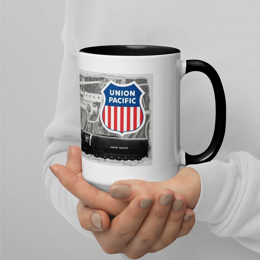 Union Pacific "Big Boy" – 15oz Ceramic Mug: The Beast is Barely Fitting!