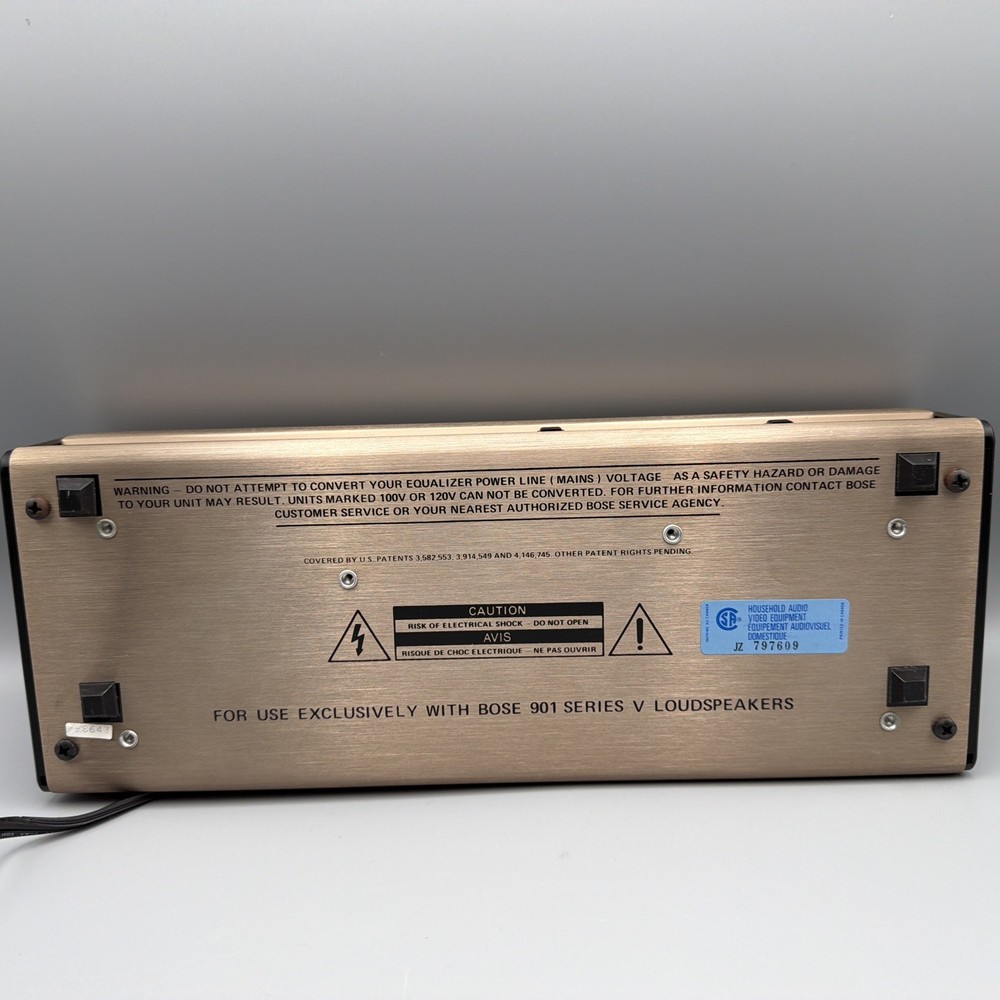 Bose 901 Series V Active EQUALIZER w/ Original Box • EXCELLENT Cond. • Powers On