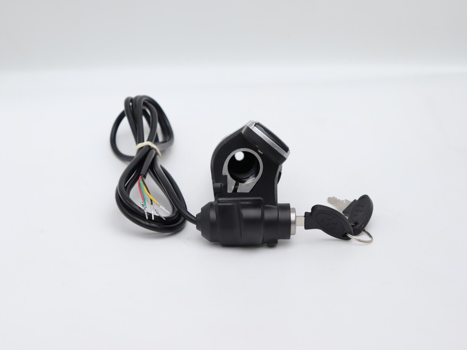 24V electric scooter throttle handle with keylock power indicator light