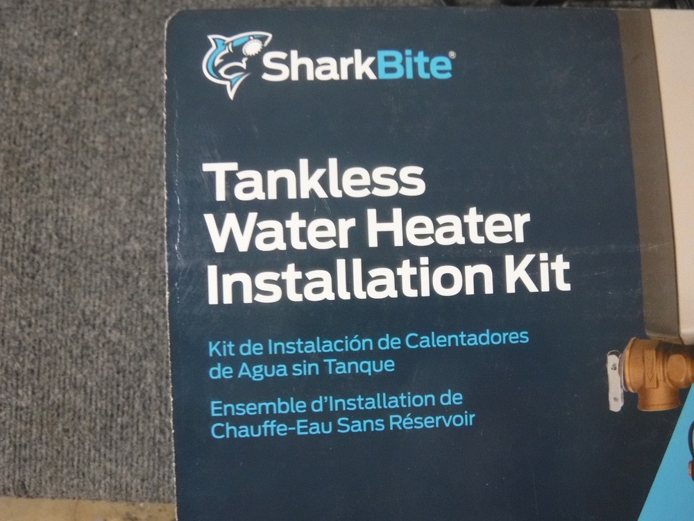 *NEW* SharkBite Tankless Water Heater Valves Installation Kit 3/4" 25374