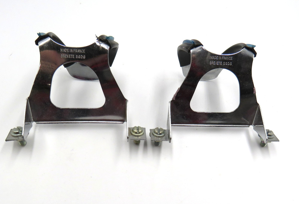 Vintage Half Toe Clips Mini Christophe Chrome