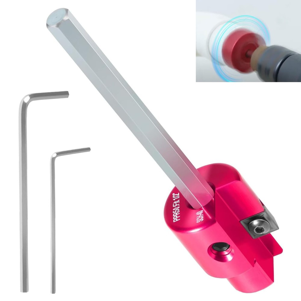 Plastic Pipe Fitting Reamer Plumbing Tool for SCH40 PVC, ABS, CPVC Socket Saver