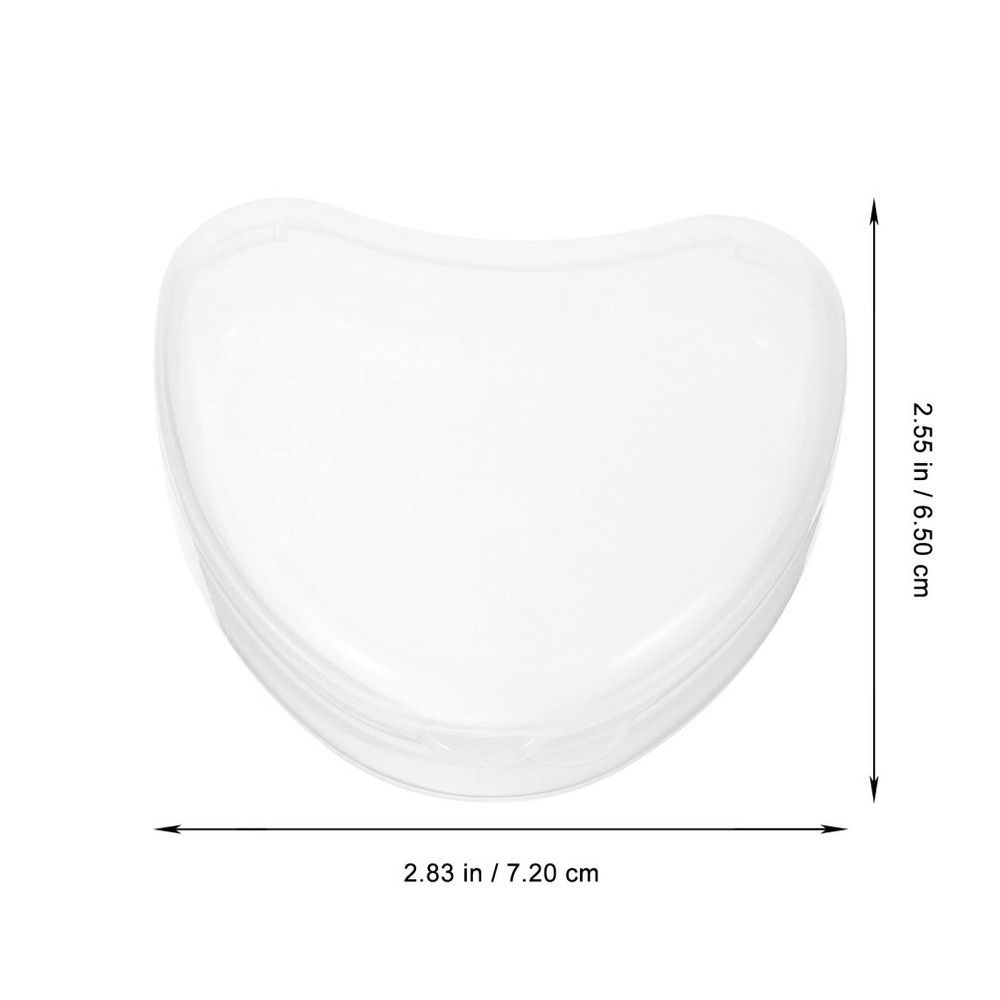 2 Pcs Teeth Organizer Denture Cups Leakproof Case Compact Holder