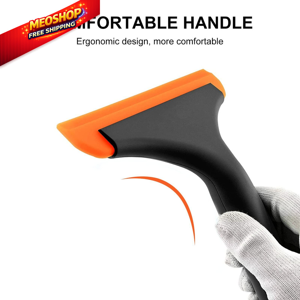 SetSail Shower Squeegee for Glass Doors, Small 1 Pack, Black