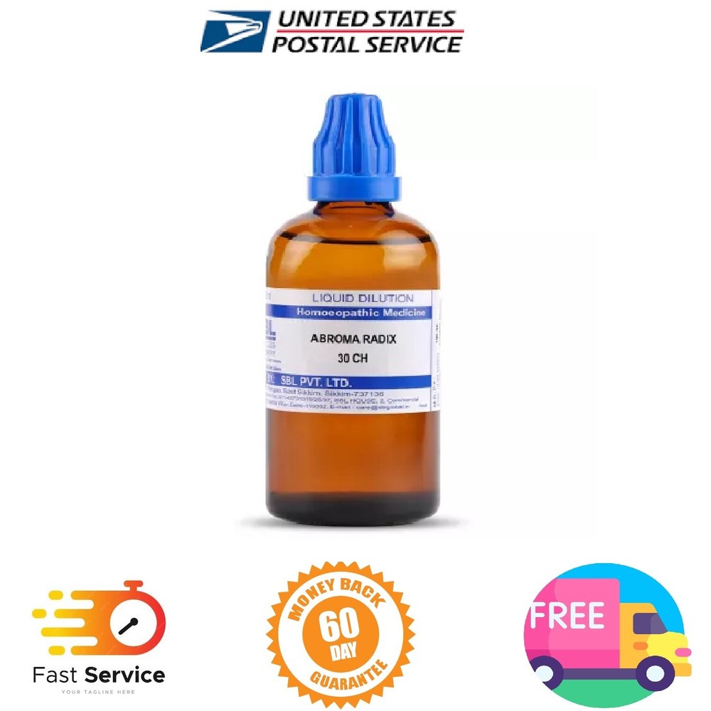 SBL Homeopathic Abroma Radix (30 ML / 100 ML) (Select Potency)