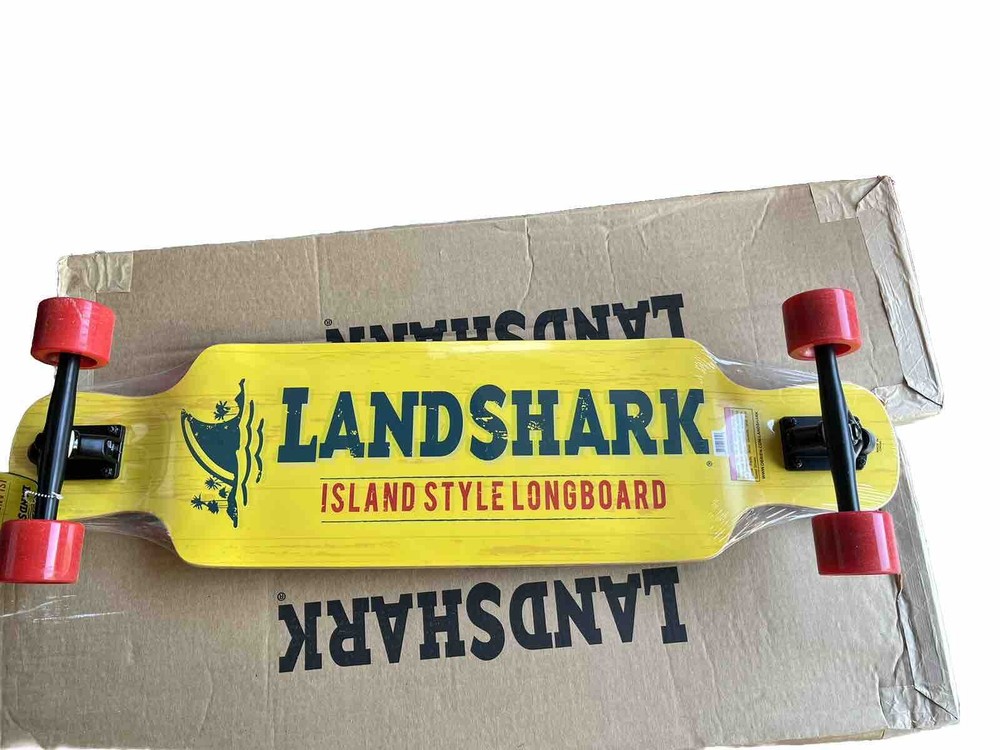 Landshark Island Style Longboard Yellow