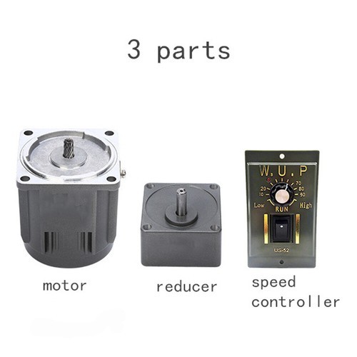 AC Gear Motor Electric+ Variable Speed Reduction Controller 135RPM Torque 1:10!