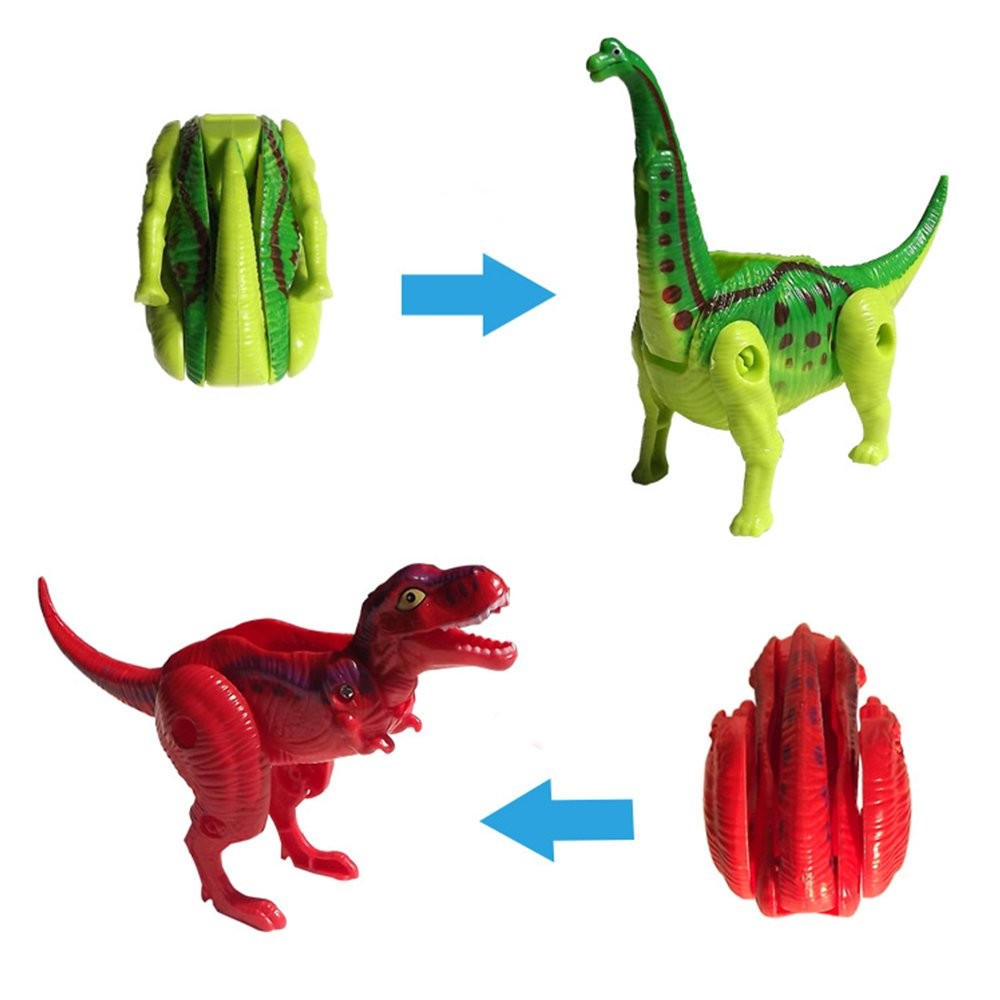 4 Pack Different Hatching Eggs Dinosaur 1 Count (Pack of 4), Random Color