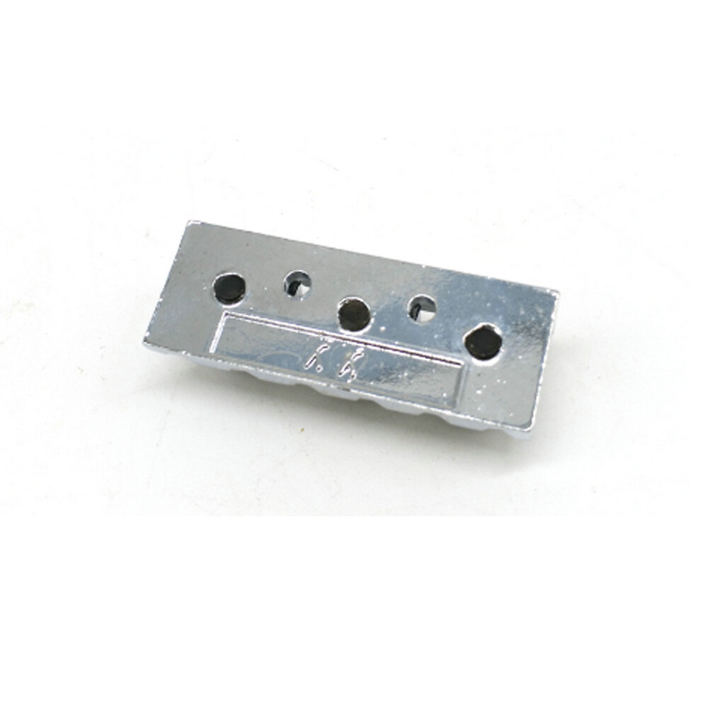2 Sets Guitar Locking Nut 42mm String Lock For Floyd Rose Tremolo Bridge Silver