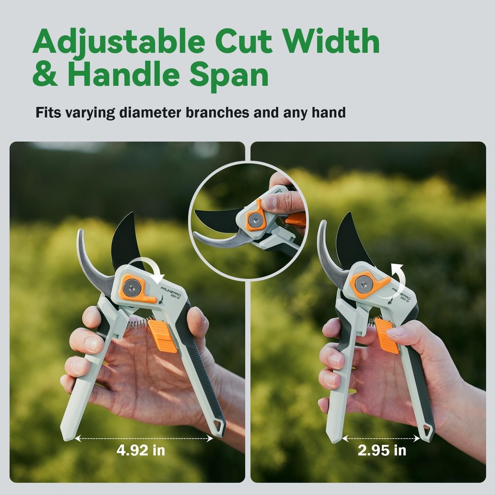 Pruning Shears Gardening Scissors Set Professional Hand Pruner Sharp Stainles...