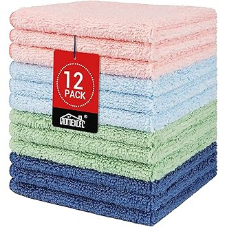Cotton Bath Towel Set - 6 Pack