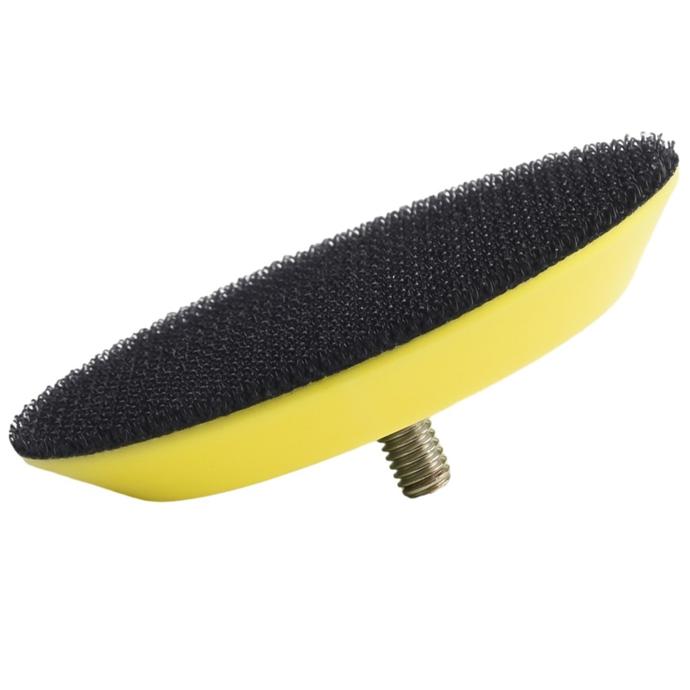 Sanding`Polishing Backing Pad`5pcs 3\ 75mm`Hook Loop M6 Thread For`Air Sander
