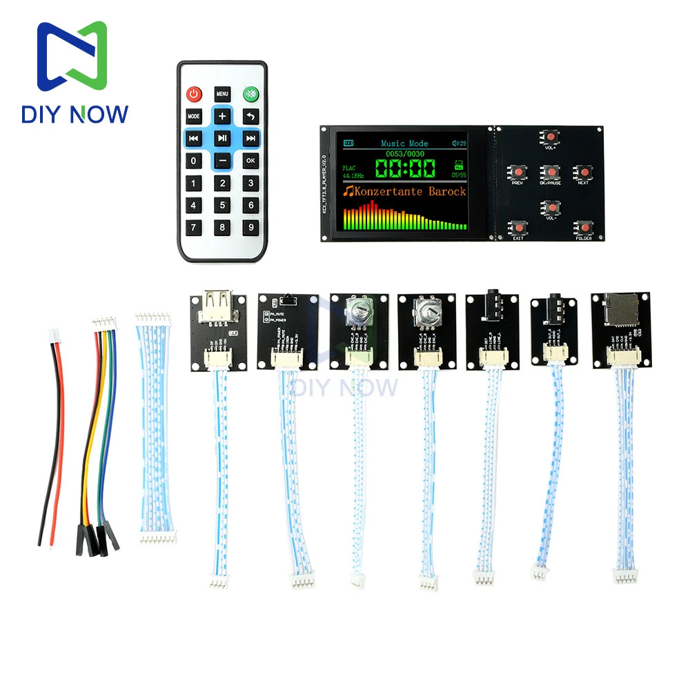 Bluetooth Audio Decoder 2.8in 320×240 TFT Screen Lossless Audio Decoder Module