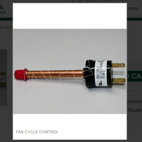 FAN CYCLE CONTROL # 9041106-01