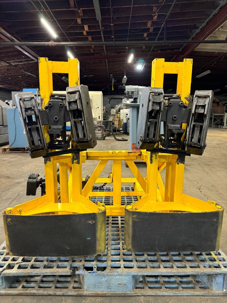 Liftomatic Fork Mounted 2 Drum Picker/Handler 4,000 Lbs Capacity