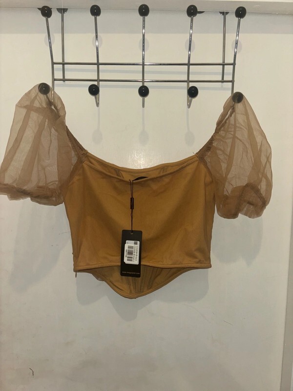 Camel Co-ord Set Evening Wear