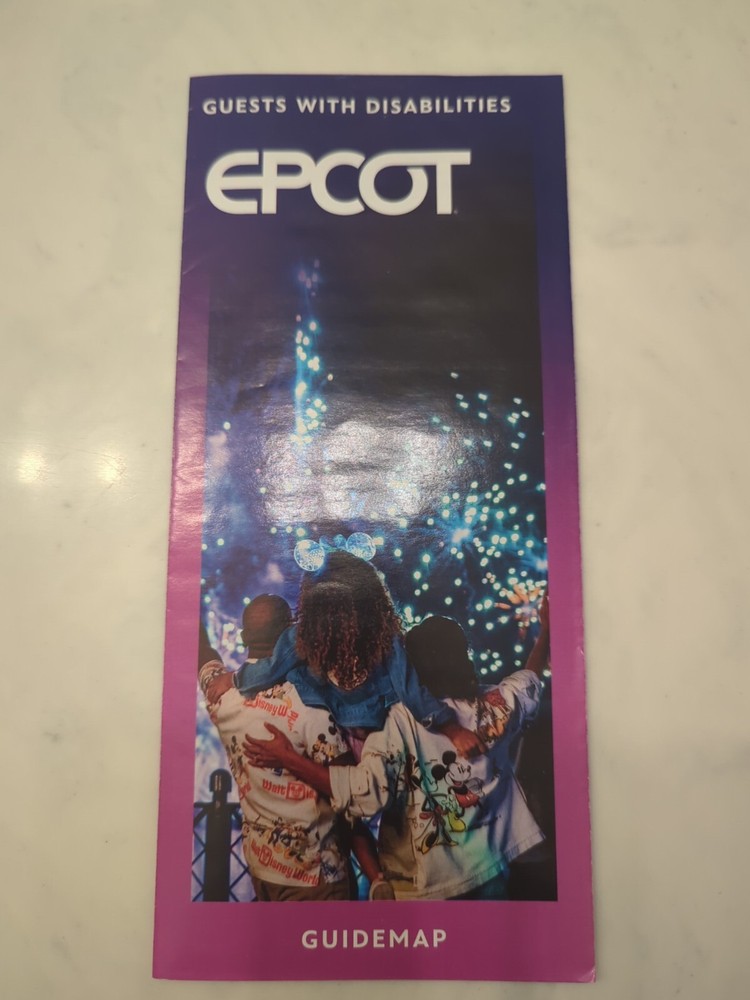 Disney Epcot, Guests with Disabilities, Florida - Map 2024 New Current